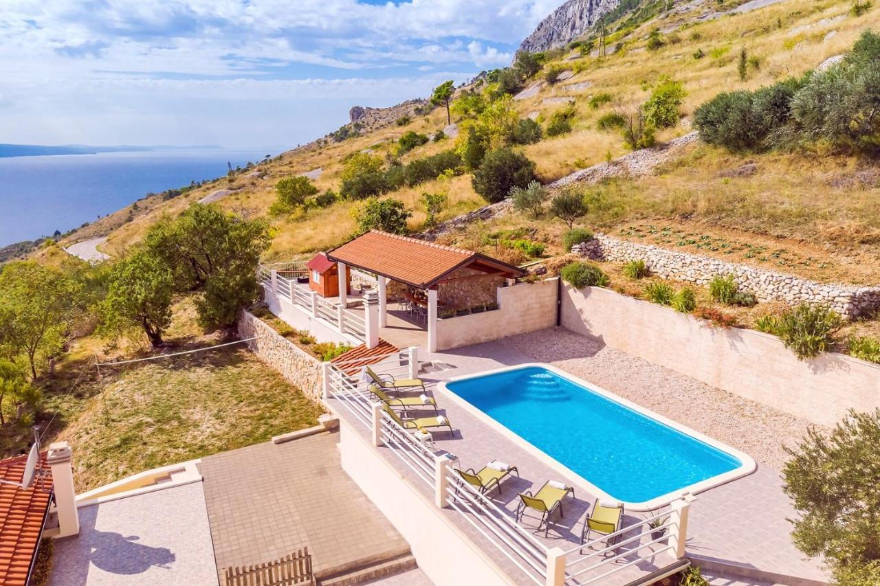 Villa Maslina, With Private 32M2Pool, Panoramic Views On 100Km Coastline, 12 Pax Lokva Rogoznica Exteriér fotografie
