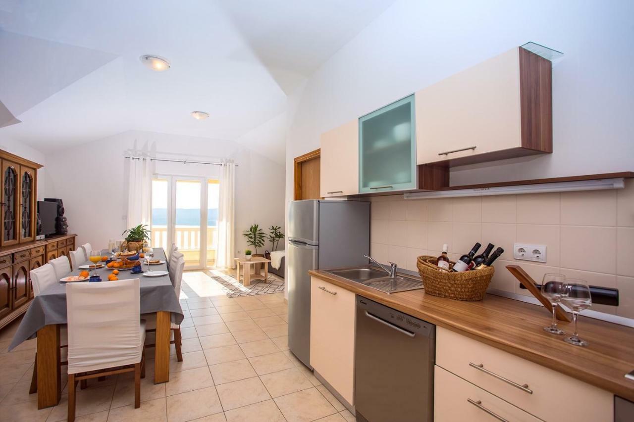 Villa Maslina, With Private 32M2Pool, Panoramic Views On 100Km Coastline, 12 Pax Lokva Rogoznica Exteriér fotografie
