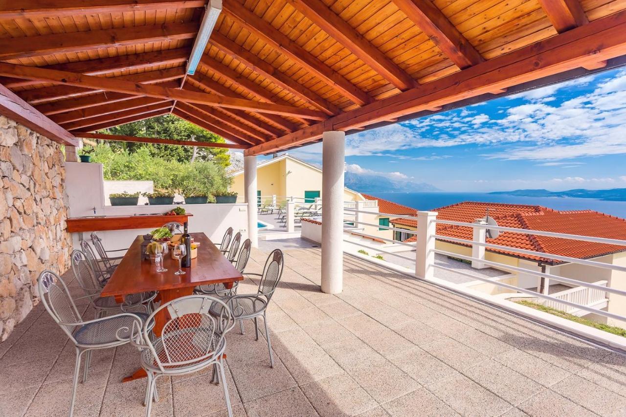 Villa Maslina, With Private 32M2Pool, Panoramic Views On 100Km Coastline, 12 Pax Lokva Rogoznica Exteriér fotografie